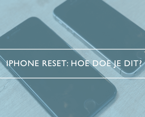 Hoe moet je een iphone resetten