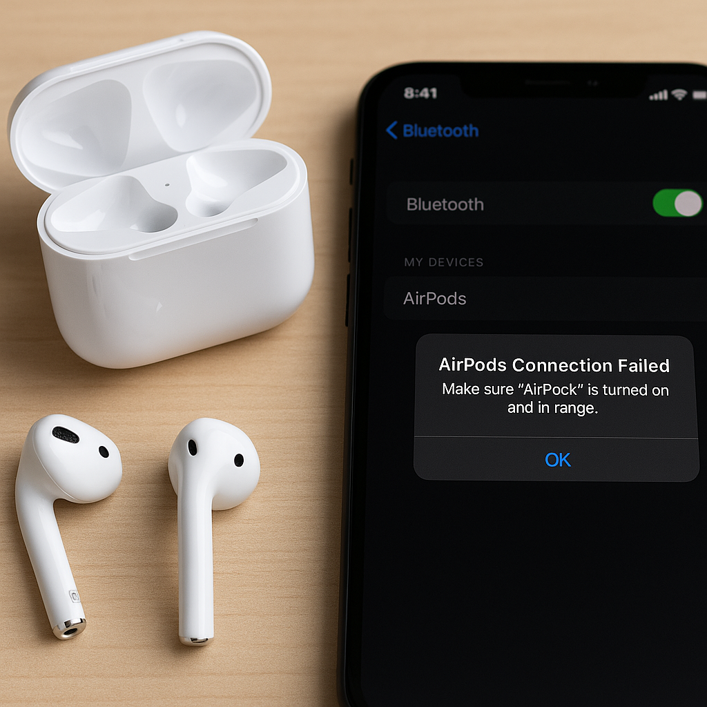 Airpods verbinden niet