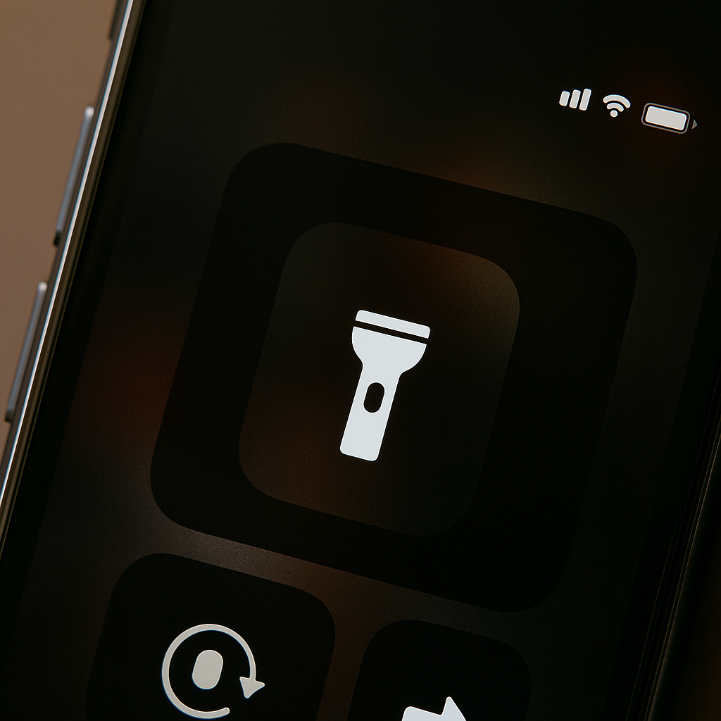 Zaklamp iPhone