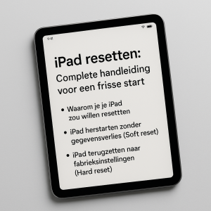 iPad reset