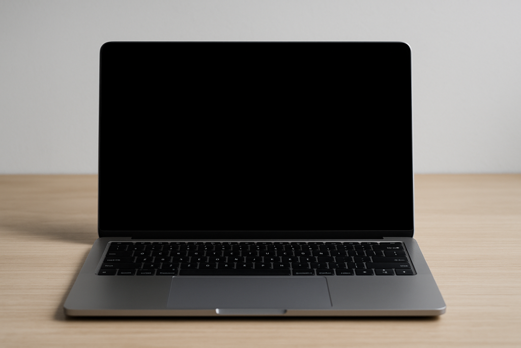Laptop scherm blijft zwart