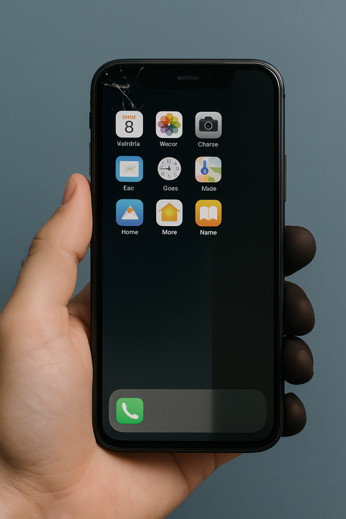 Deel van het touchscreen iPhone werkt niet meer