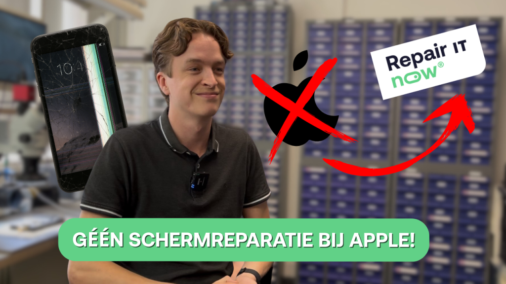 Geen schermreparatie bij Apple