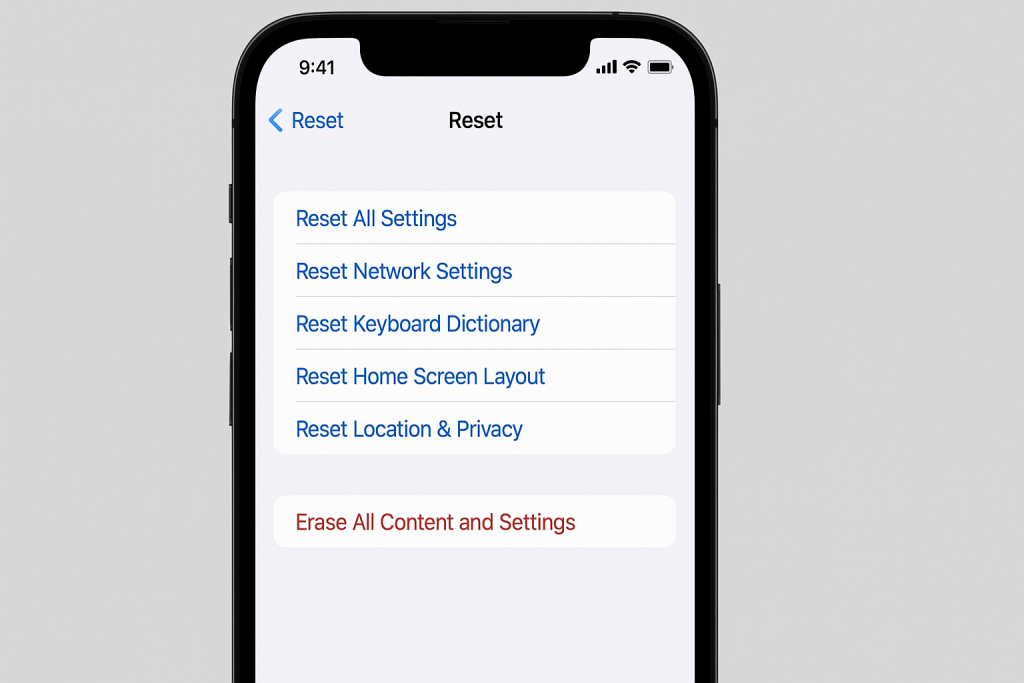 iPhone resetten